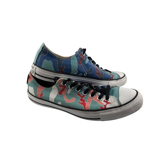 Converse x Andy Warhol Nile Blue Sea Low Top Classics Shoes 9M/11W